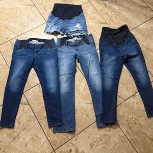 Lot of 4, Size 8R Isabel Maternity by Ingrid & Isabel bottoms